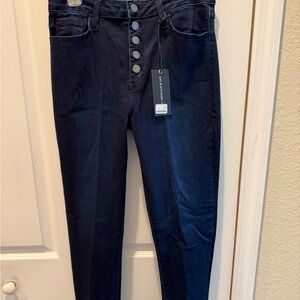 Just Black High Rise Dark Indigo Jeans